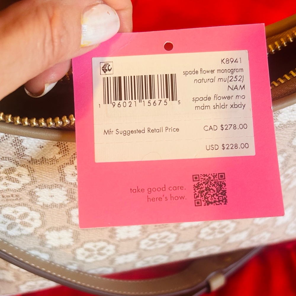 New Kate Spade floral cross body bag - Picture 8 of 8